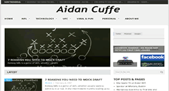 Desktop Screenshot of aidancuffe.com