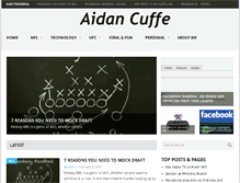 Tablet Screenshot of aidancuffe.com